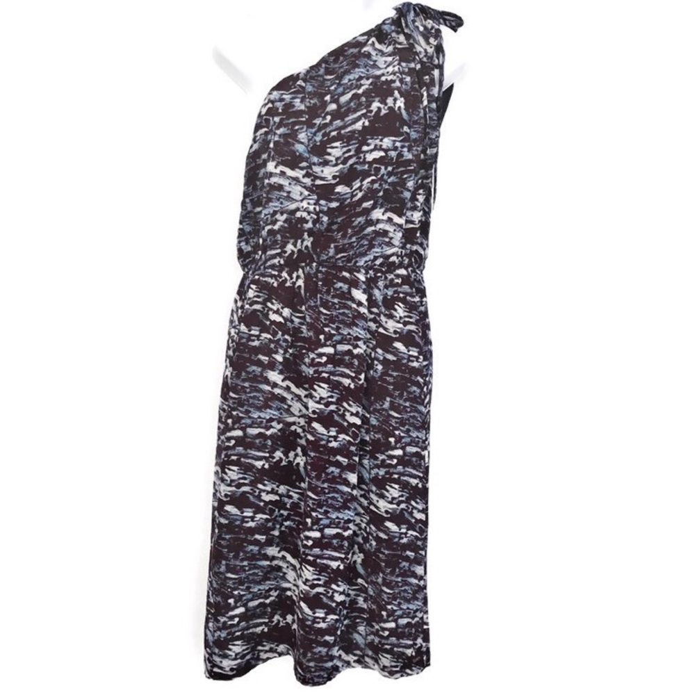 Rachel Comey Single Shoulder Silk Dress | 8 - Picture 2 of 7
